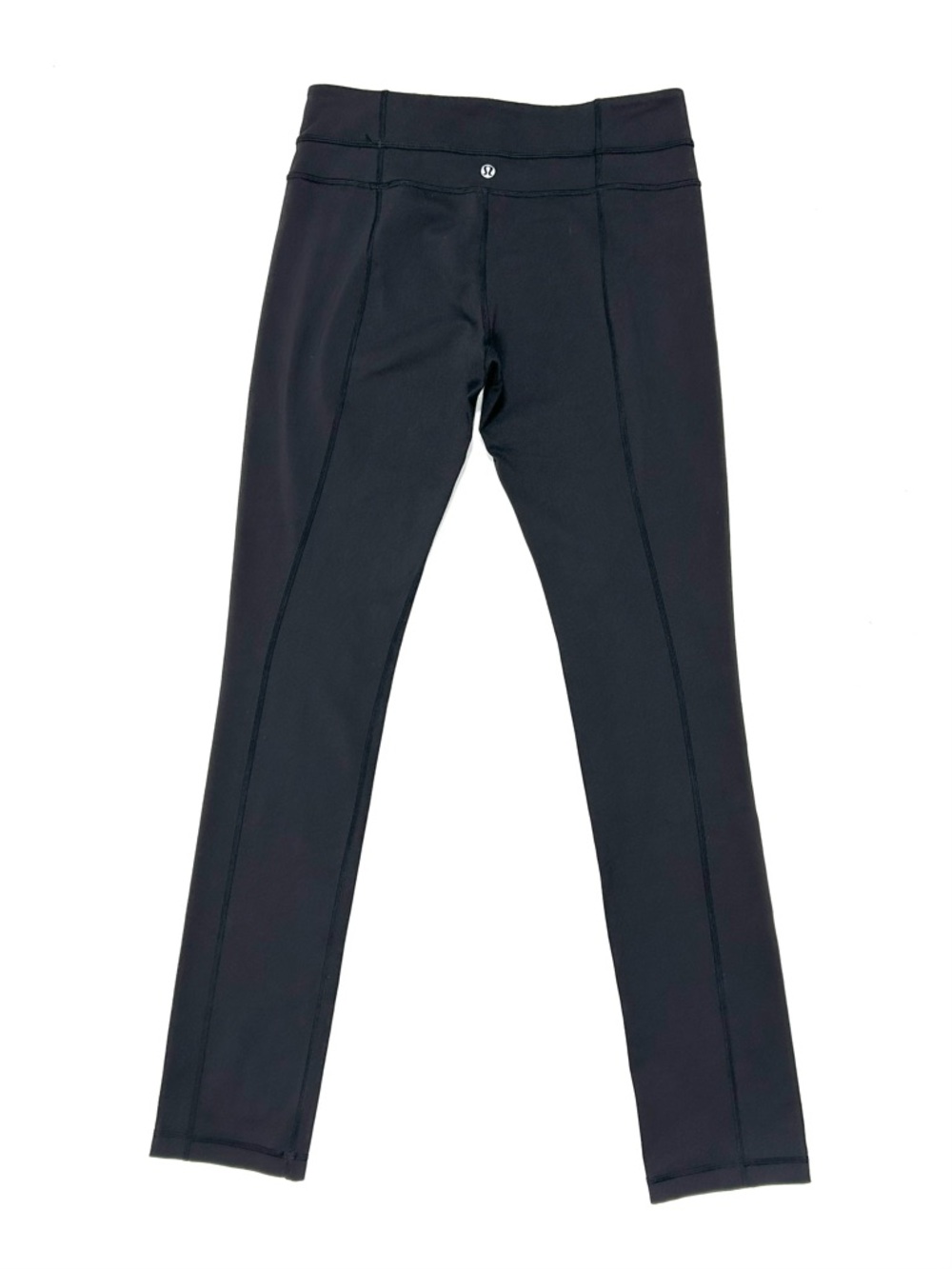 Lululemon Skinny Groove Pant Women’s 8 Black Straight Leg Yoga Athleisure Gym